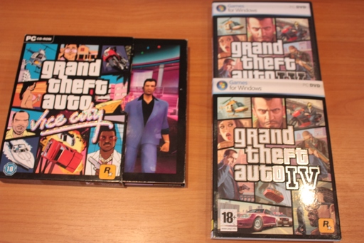 Grand Theft Auto IV - GTA IV (1C) vs GTA Vice City (Софтклаб).  Российские издания через призму времени.